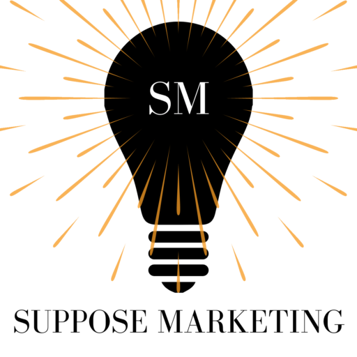 Suppose Marketing Logo Black